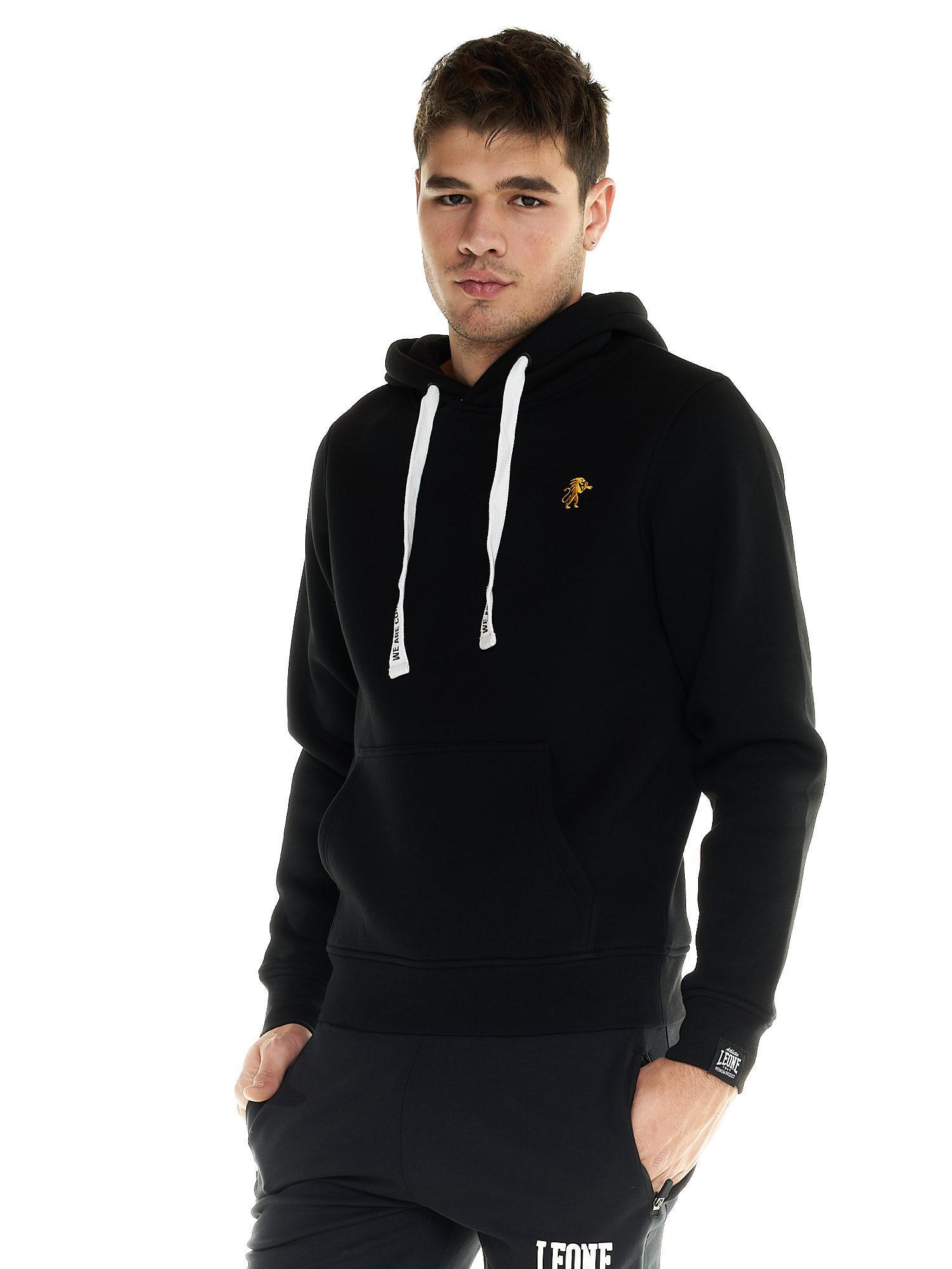 Felpa con cappuccio Leone uomo Soft Basic 3/6
