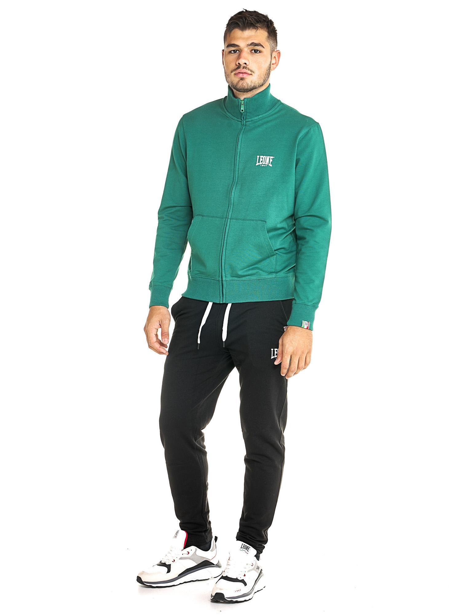 Felpa uomo con zip collo alto linea Basic 2/8
