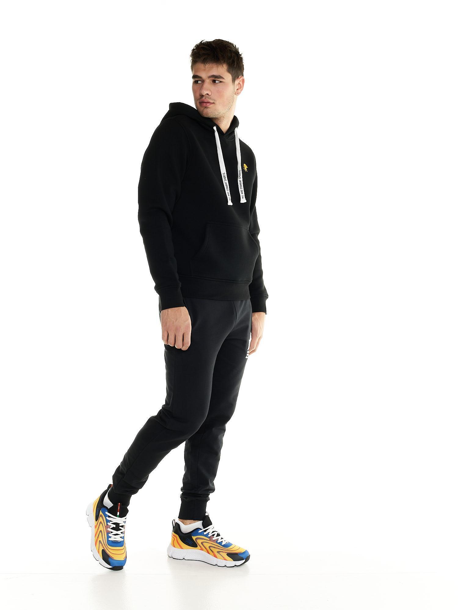 Felpa con cappuccio Leone uomo Soft Basic 2/6