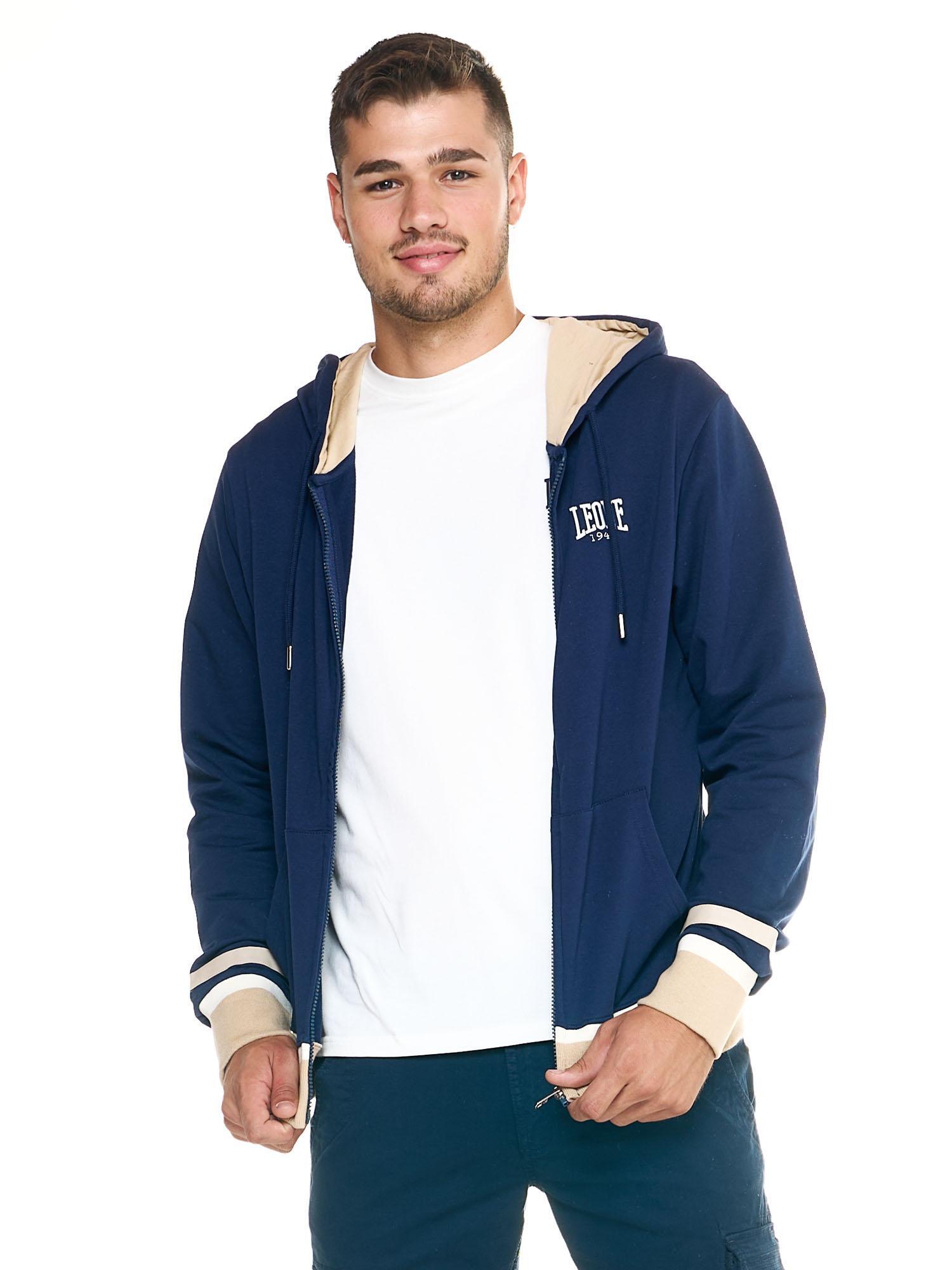 Sudadera de hombre Leone con capucha y cremallera completa Retro 5/5