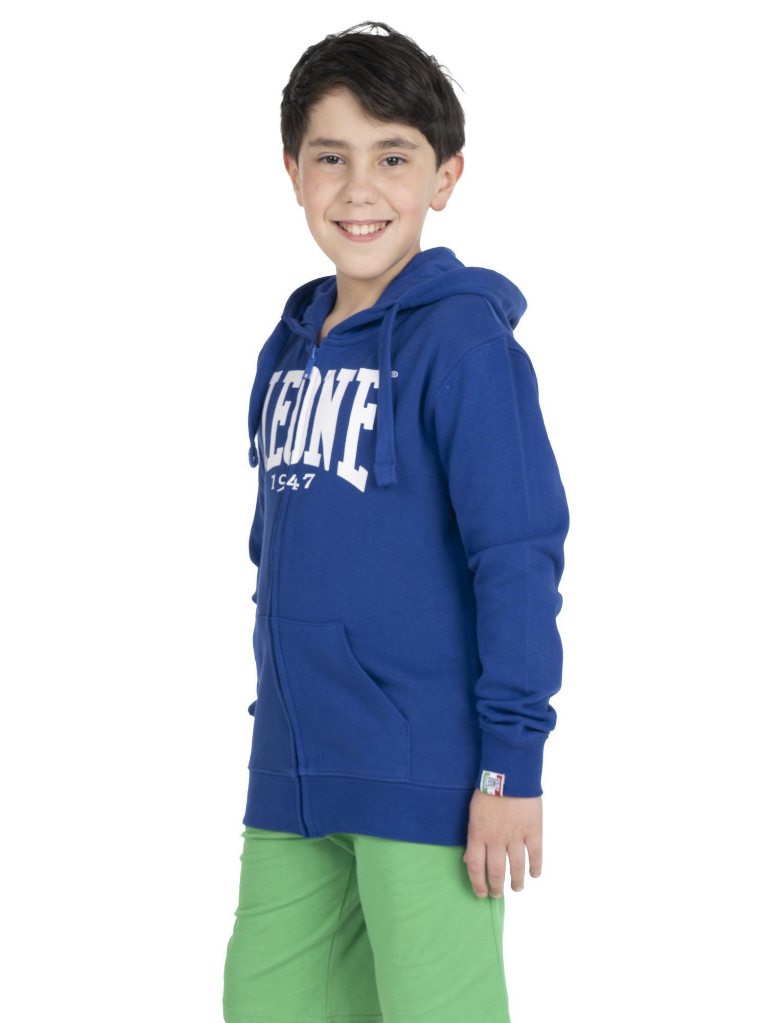 Felpa con cappuccio e zip da bambino Basic 3/7