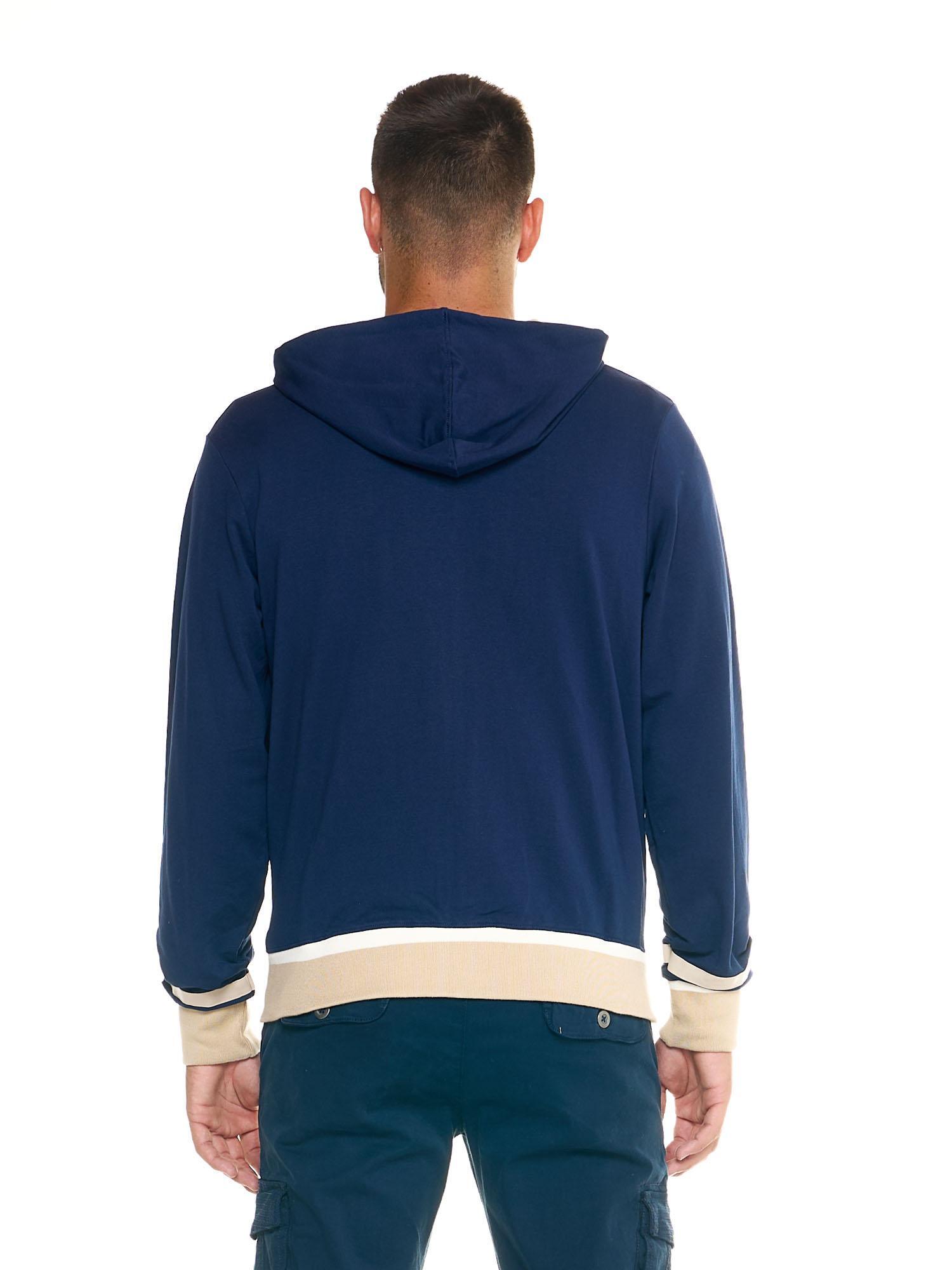 Sudadera de hombre Leone con capucha y cremallera completa Retro 4/5