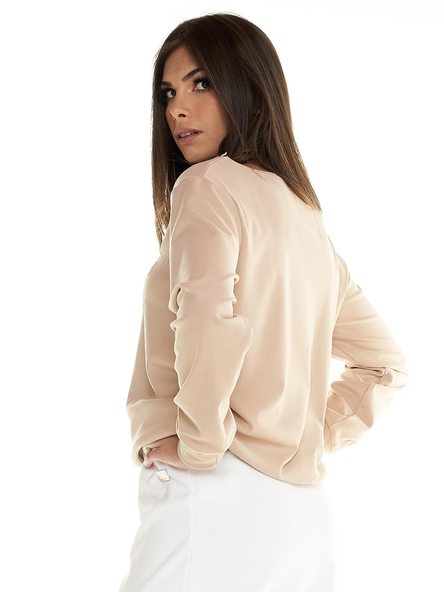 Suéter de cuello redondo para mujer con estampado de boxeo de estilo invernal. 5/5