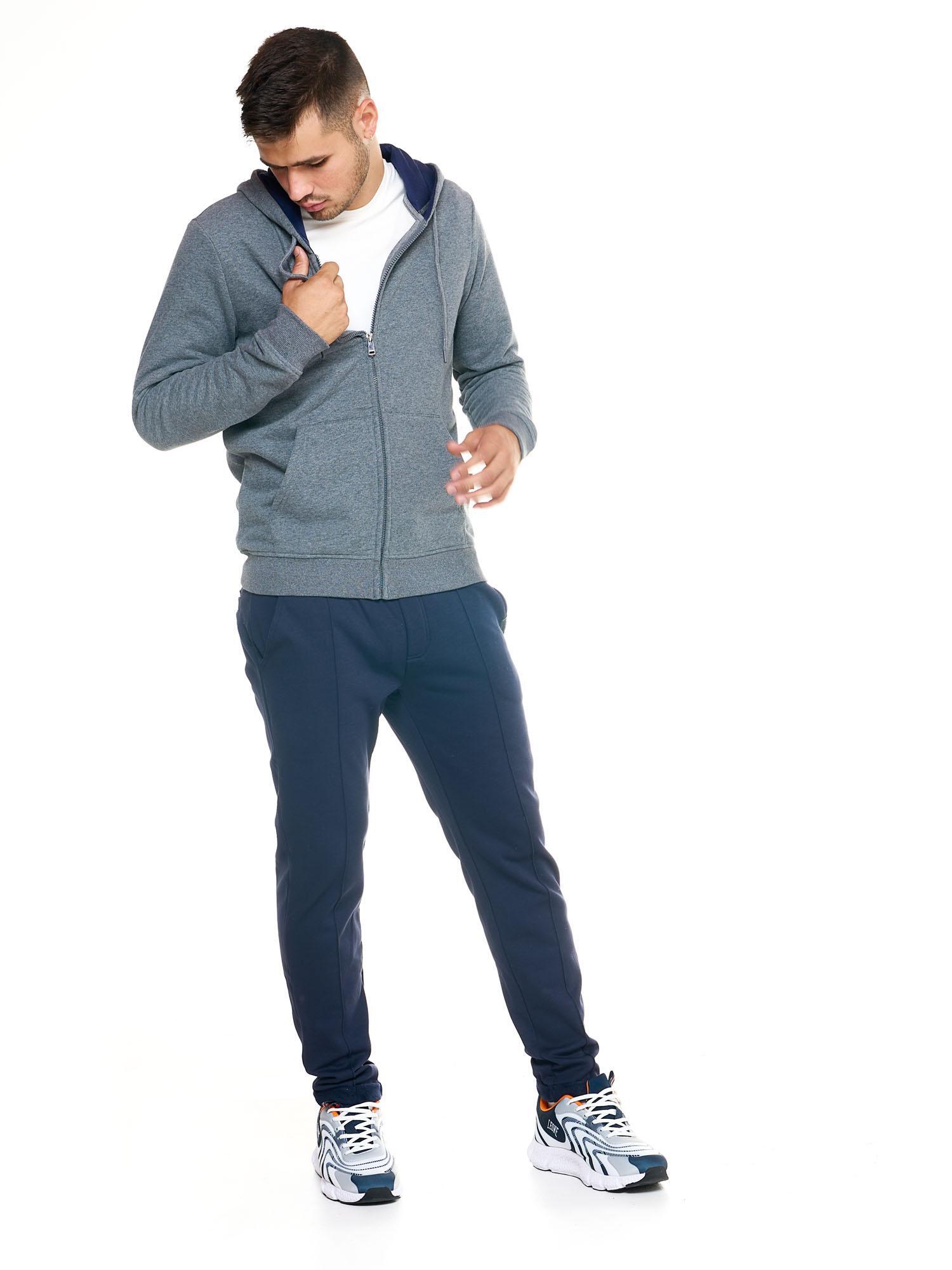 Leone heren hoodies met volledige ritssluiting, lifestyle 3/5