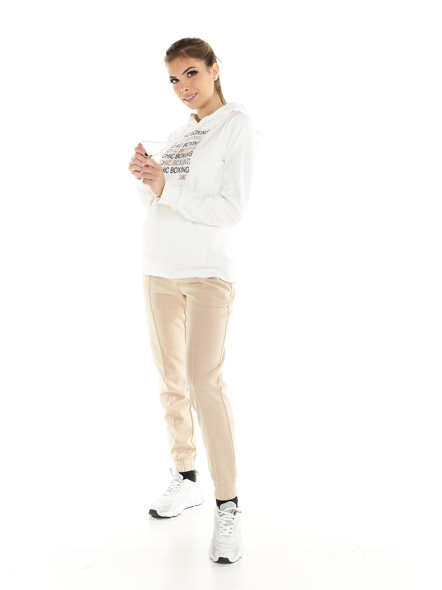 Sweat-shirts à capuche de boxe Leone pour femmes, style hiver chic 2/8