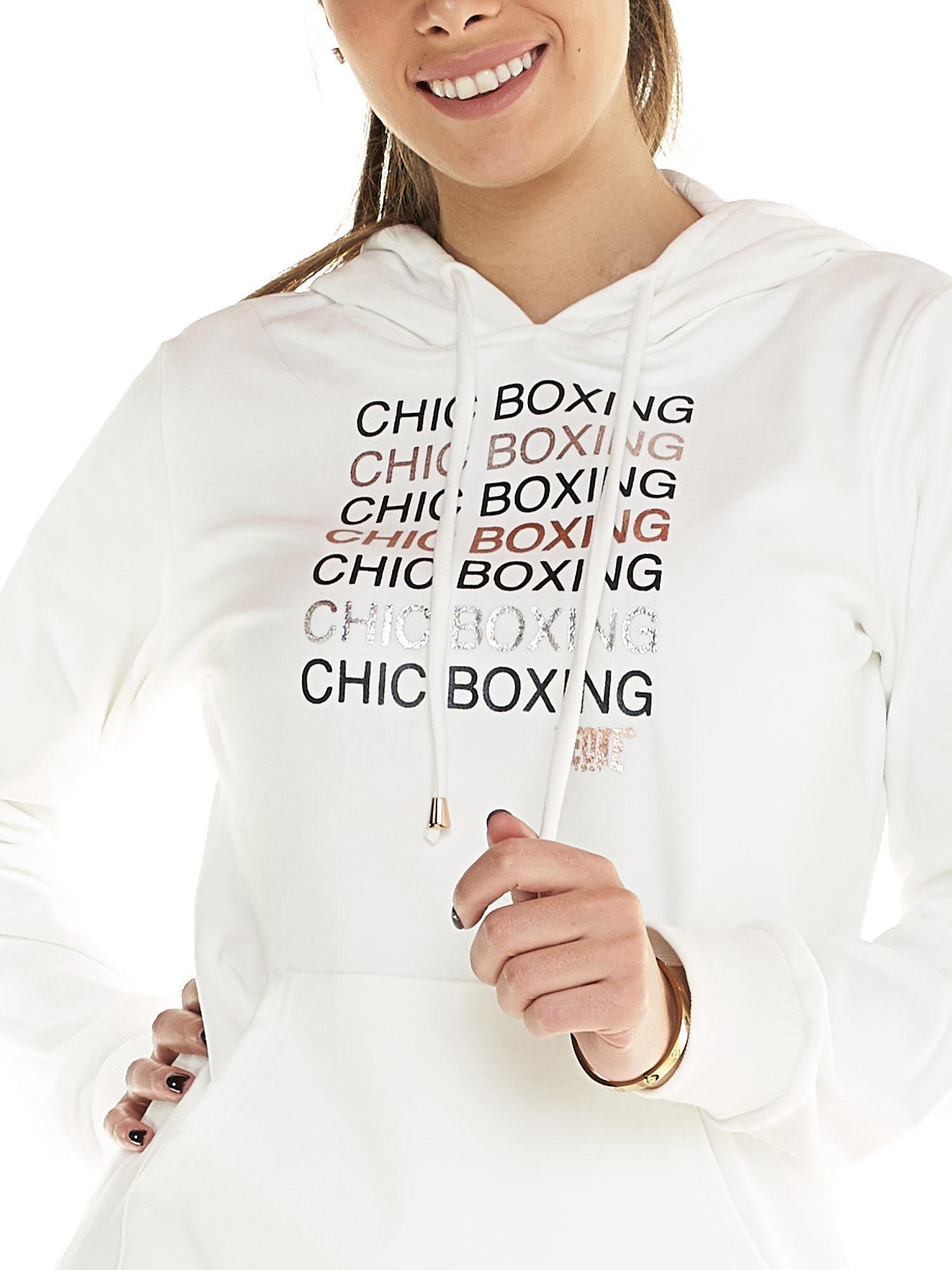 Sweat-shirts à capuche de boxe Leone pour femmes, style hiver chic 5/8