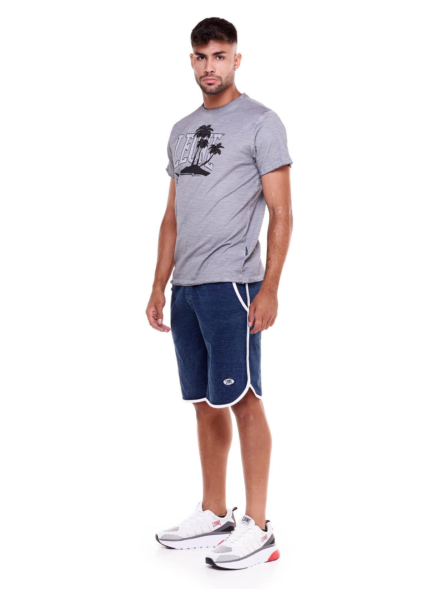 Camiseta hombre efecto desteñido palmera playa 3/5