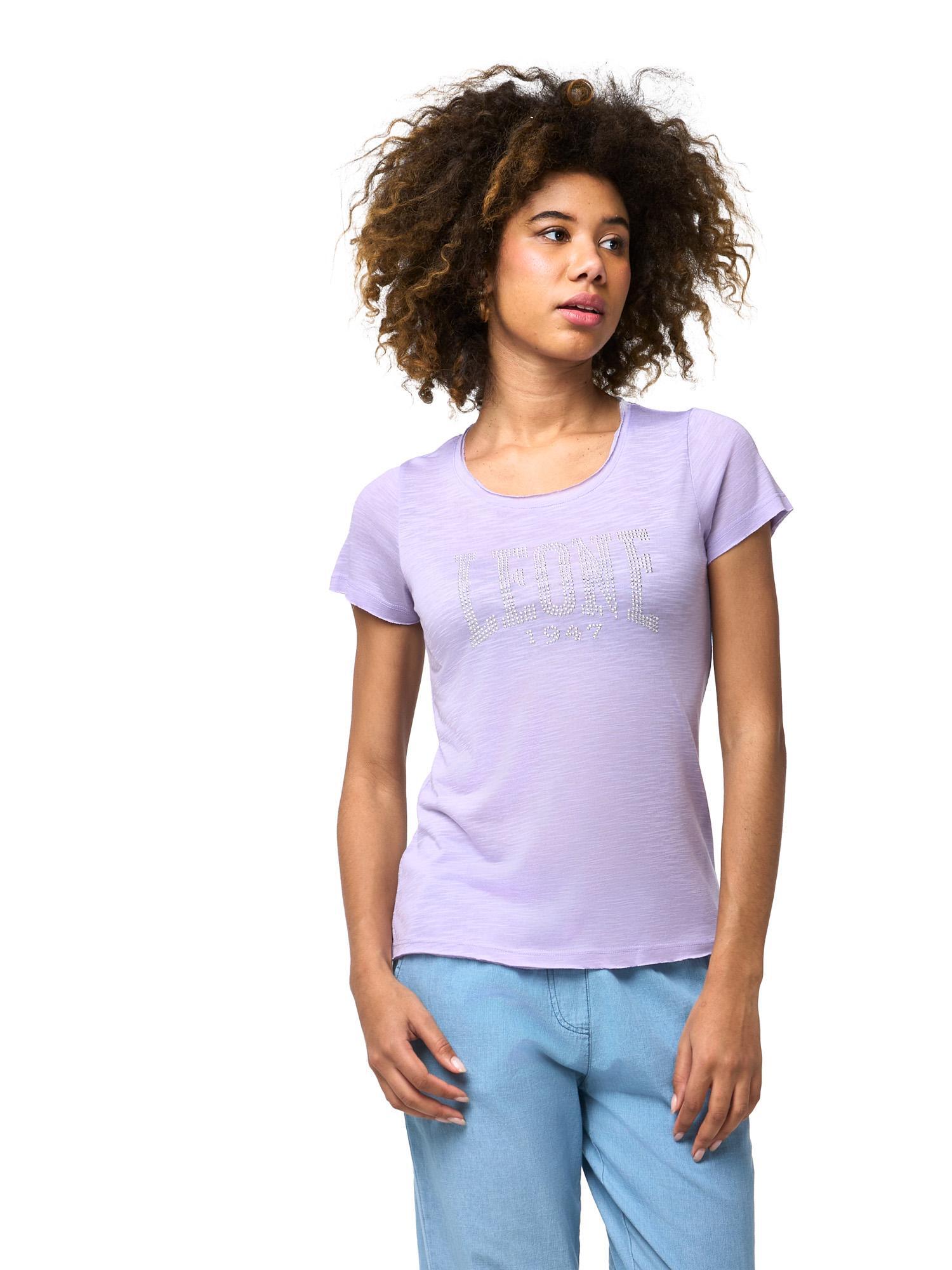 Leone Bright dames-T-shirt met korte mouwen 3/8