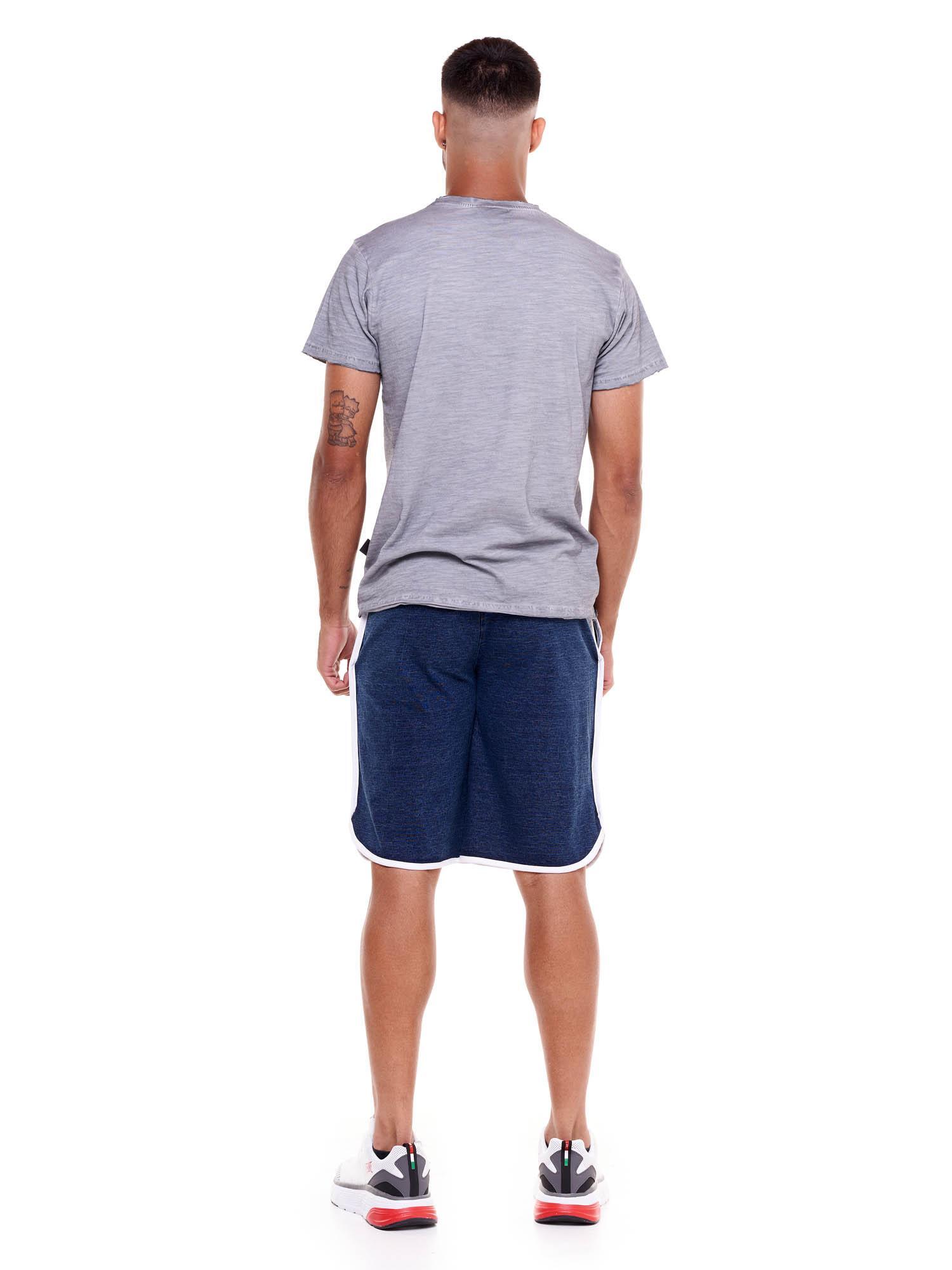 Camiseta hombre efecto desteñido palmera playa 4/5