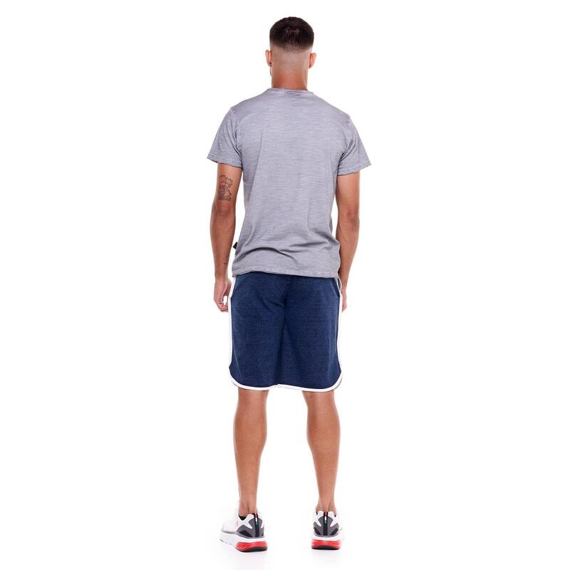 Tricou bărbătesc cu efect Palm Beach decolorat