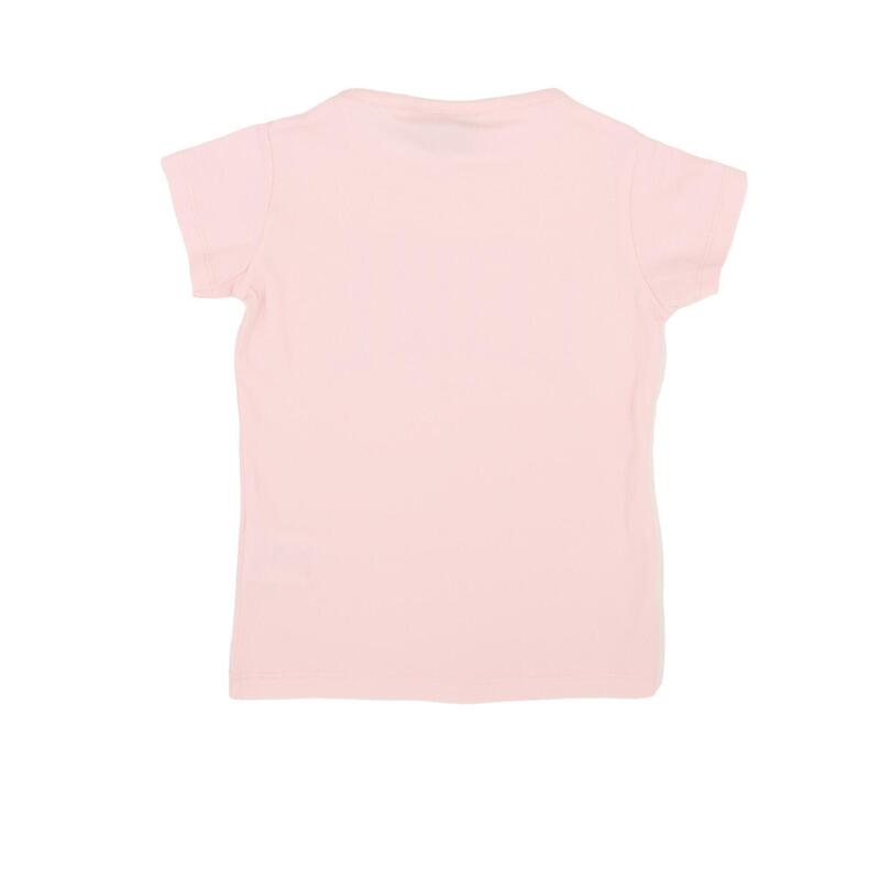 Tricou simplu pentru fete cu logo mare