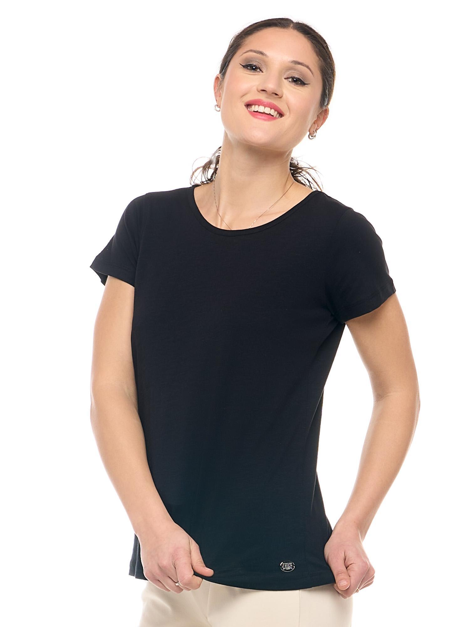 Leone Basic dames t-shirt met korte mouwen 5/8
