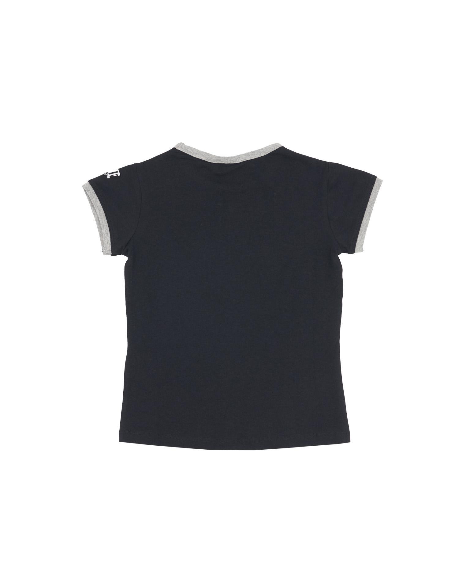 T-shirt fille manches courtes et "L" College 2/6