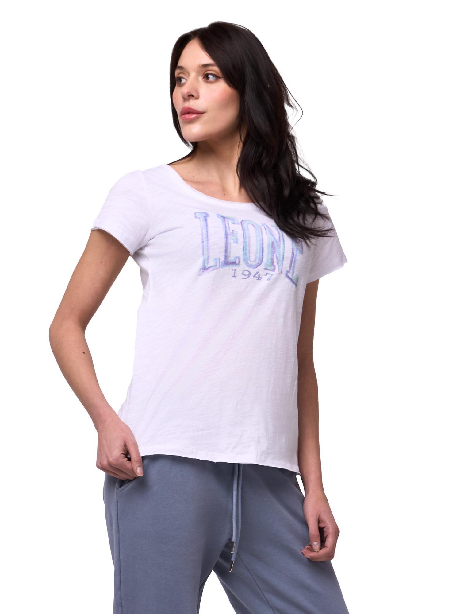 T-shirt manches courtes femme Leone Bleu 3/5