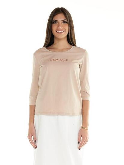 T-shirt Leone donna con maniche 3/4 Winter Chic Boxing