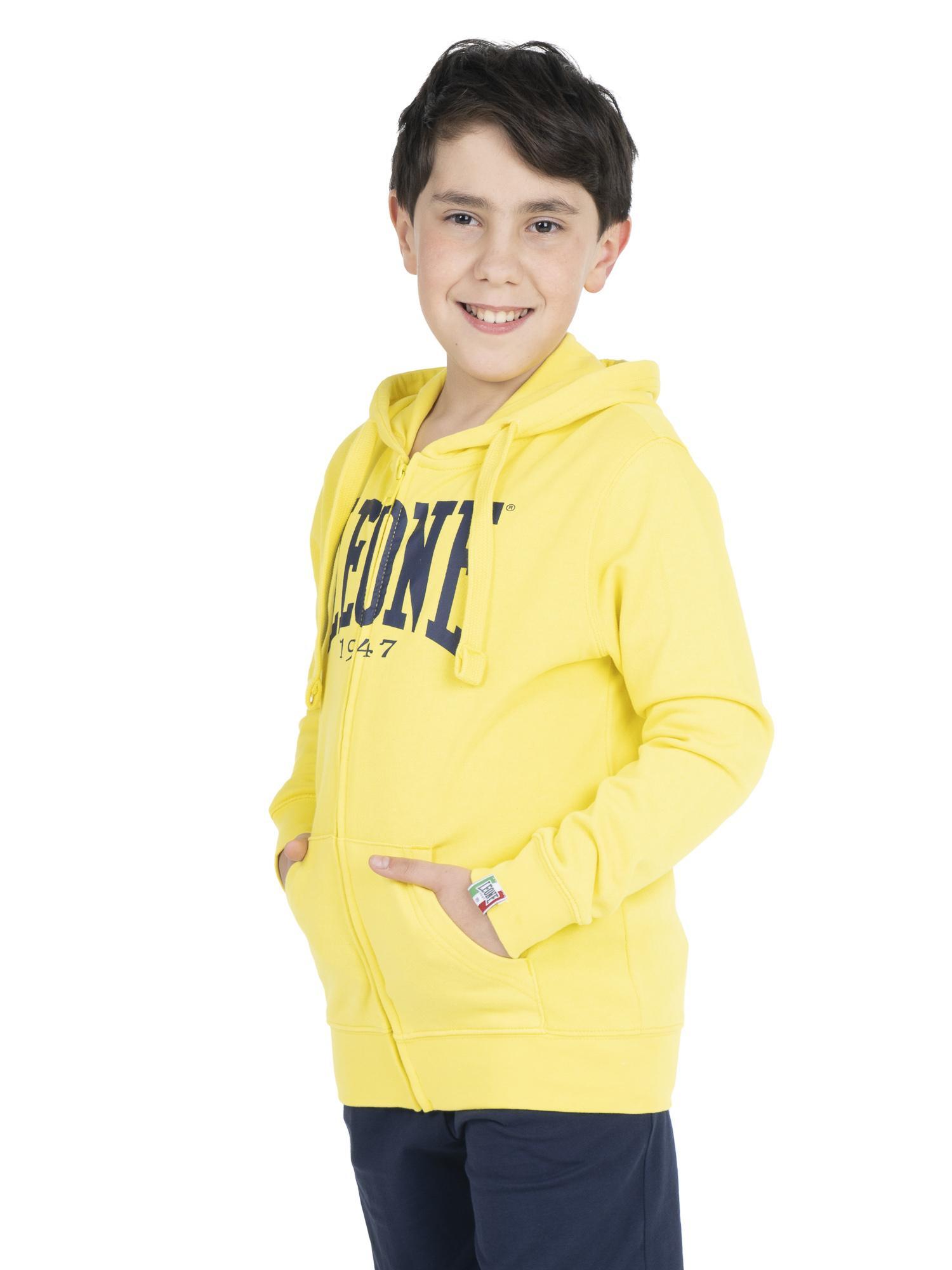 Felpa con cappuccio e zip da bambino Basic 3/7