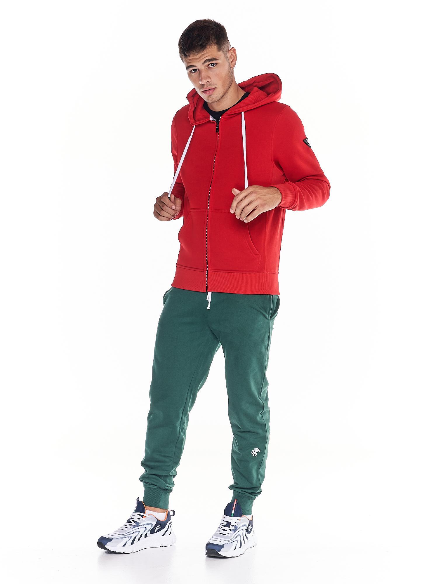 Felpa da uomo cappuccio full zip Heavy Basic 3/5