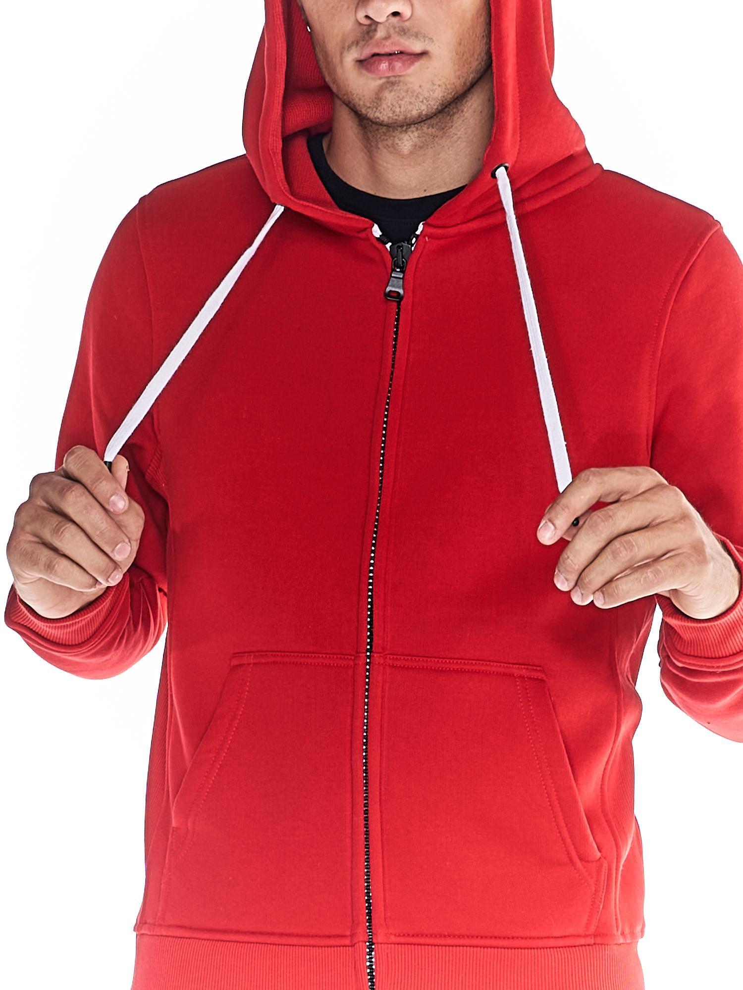 Felpa da uomo cappuccio full zip Heavy Basic 5/5