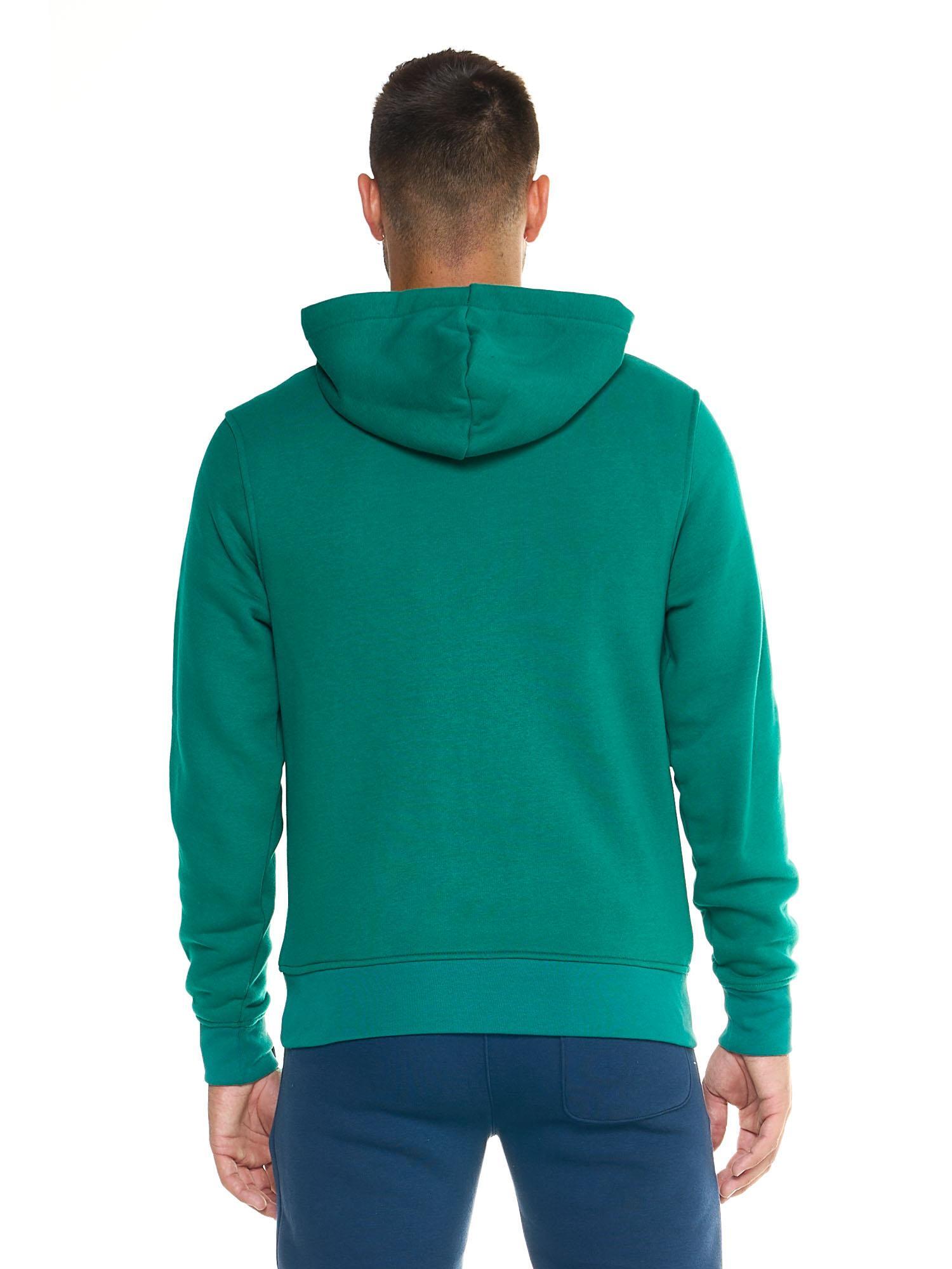 Felpa con cappuccio Leone uomo con zip intera Soft Basic 4/5