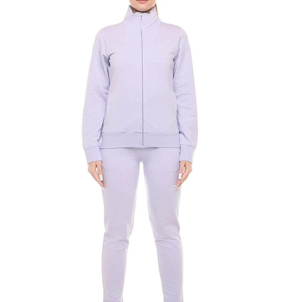 Leone Basic Women's Zip-Up Collar Sweatshirts