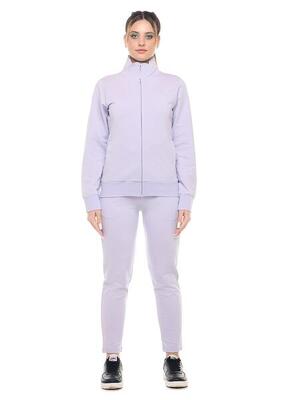 Leone basic dames sweatshirts met ritssluiting en kraag