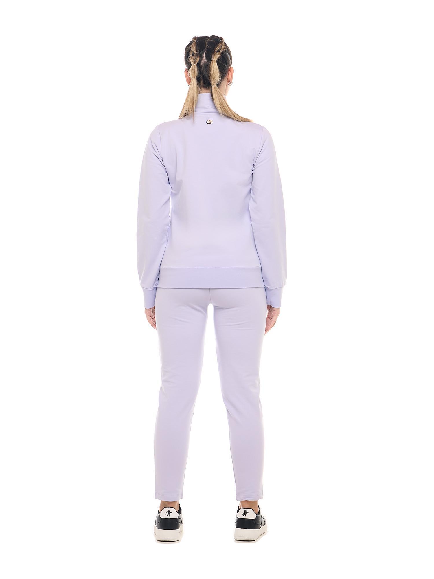 Sudadera básica con cuello y cremallera para mujer de Leone 4/8