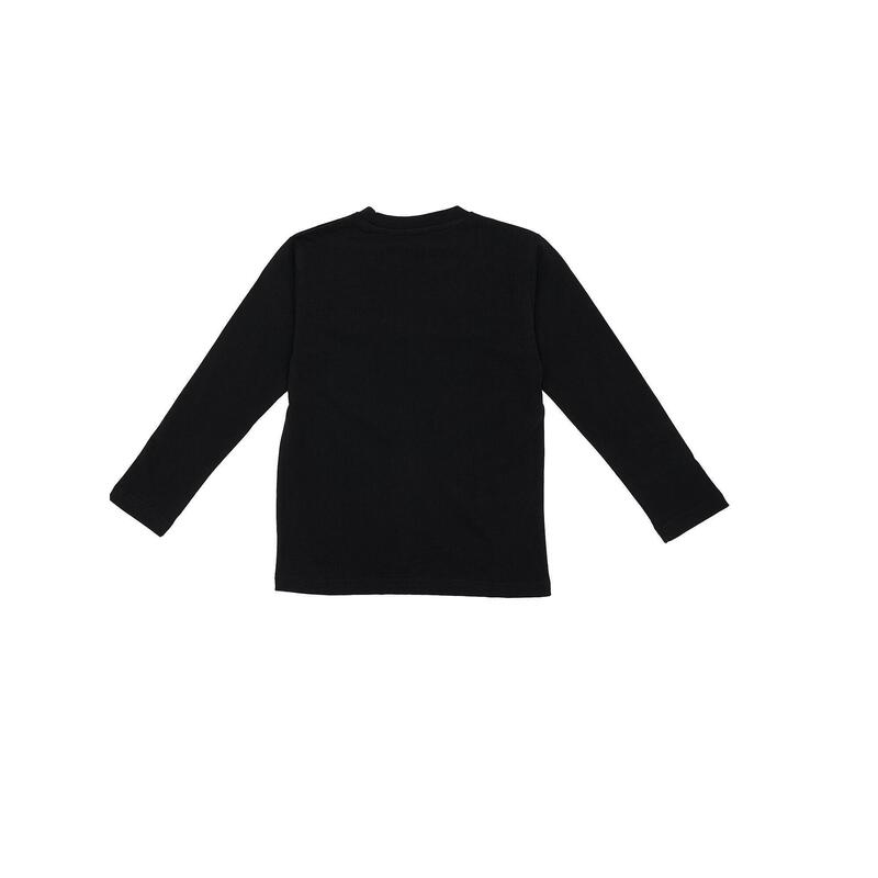 Tricou cu mânecă lungă, imprimeu și logo Basic
