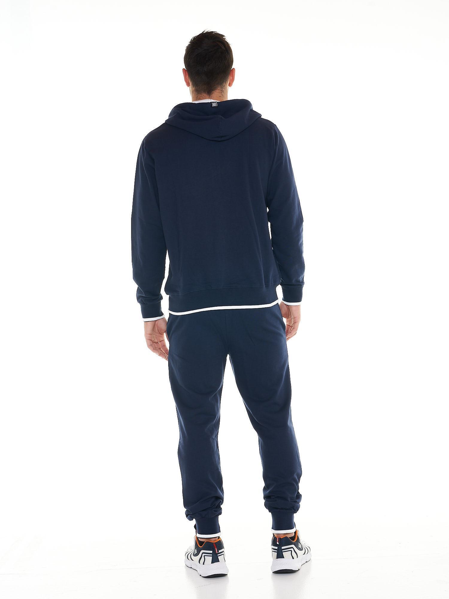 Sportief Fluo heren trainingspak met capuchon 4/6