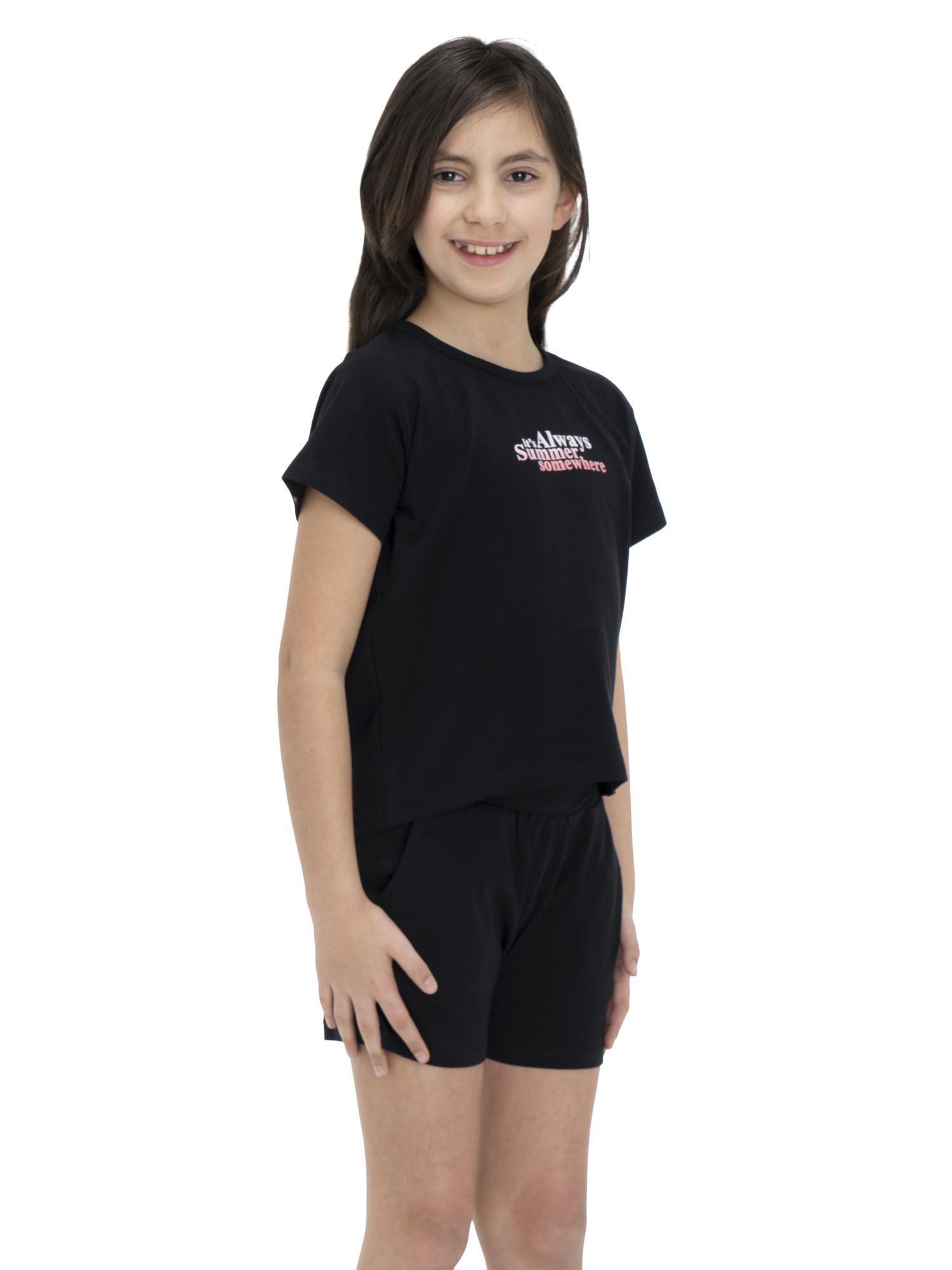 T-shirt court fille Color 3/5