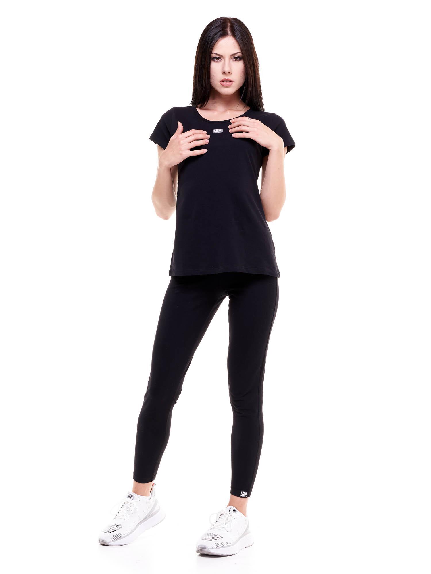 Camiseta básica mujer manga corta cuello redondo 7/8