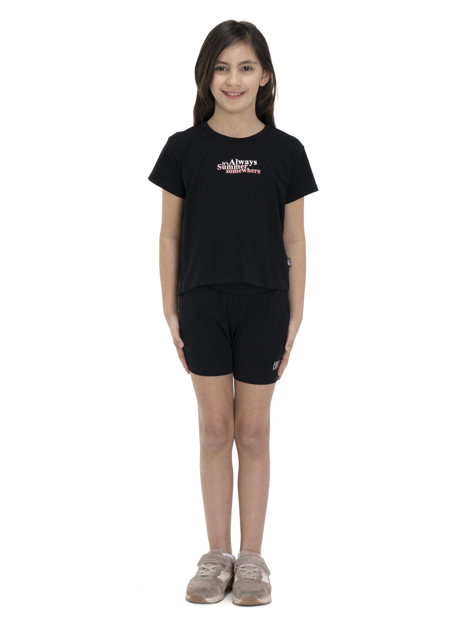 T-shirt court fille Color 2/5