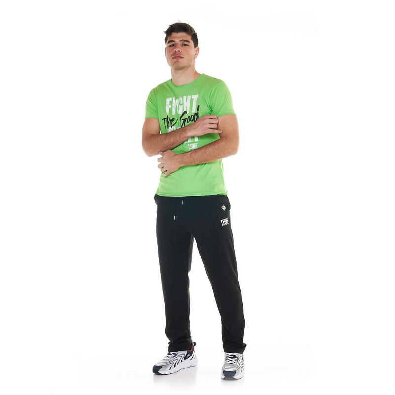 Tricou bărbătesc cu imprimeu „The Good Fight”. Stil sportiv.
