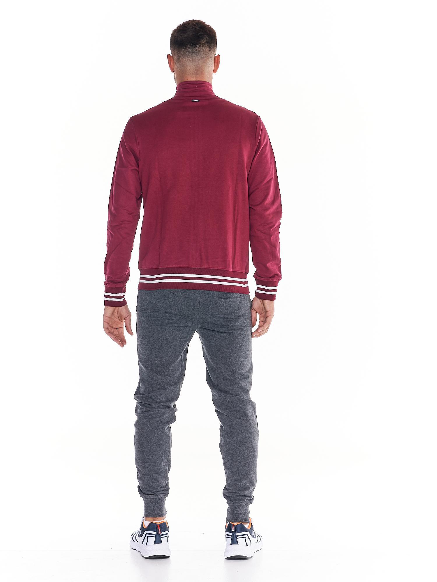 Conjunto de treino masculino Leone 1947 Apparel, fecho, gola alta 4/5