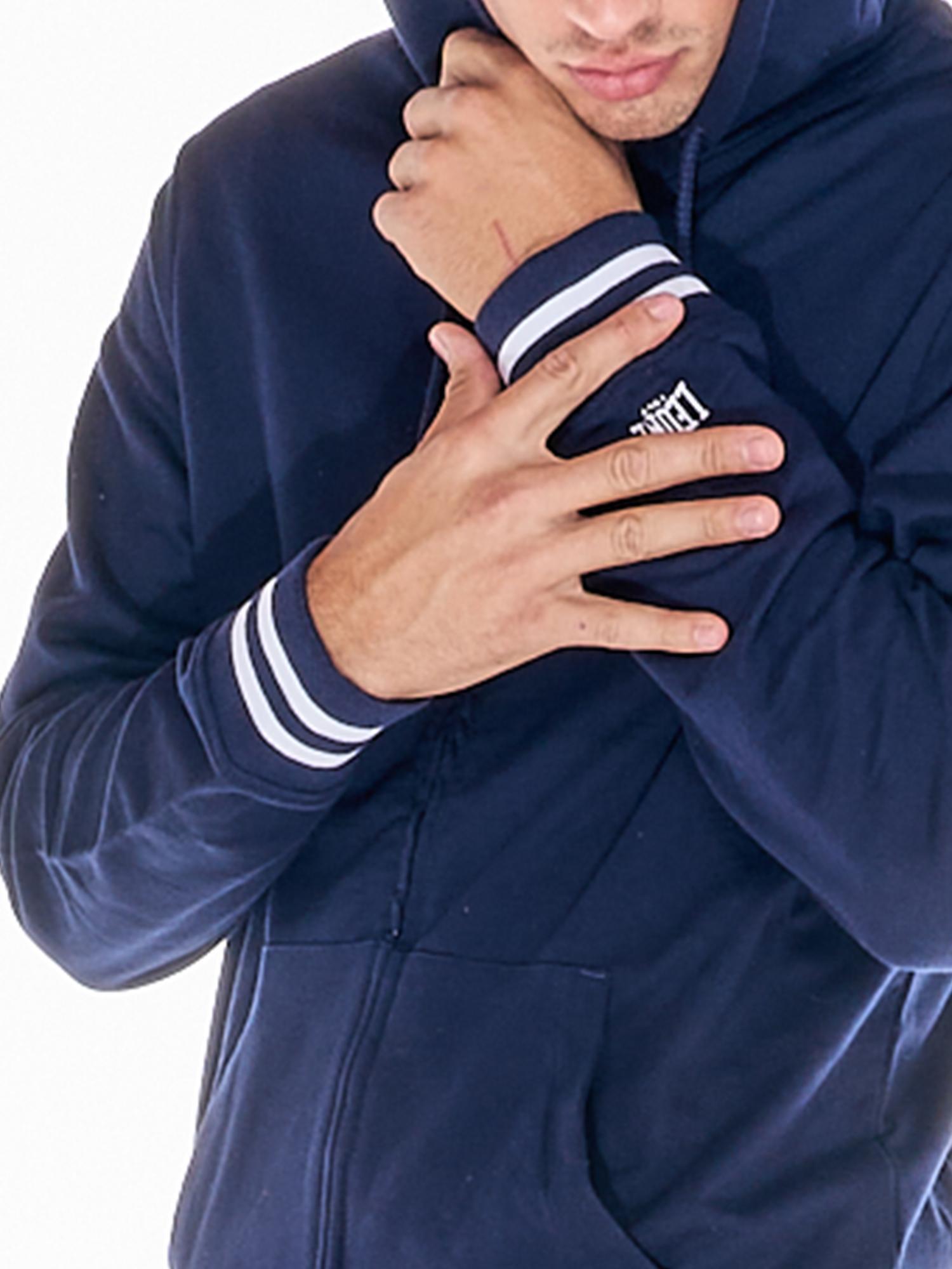 Fato de treino masculino Welcome Back com capuz e fecho de correr 5/8