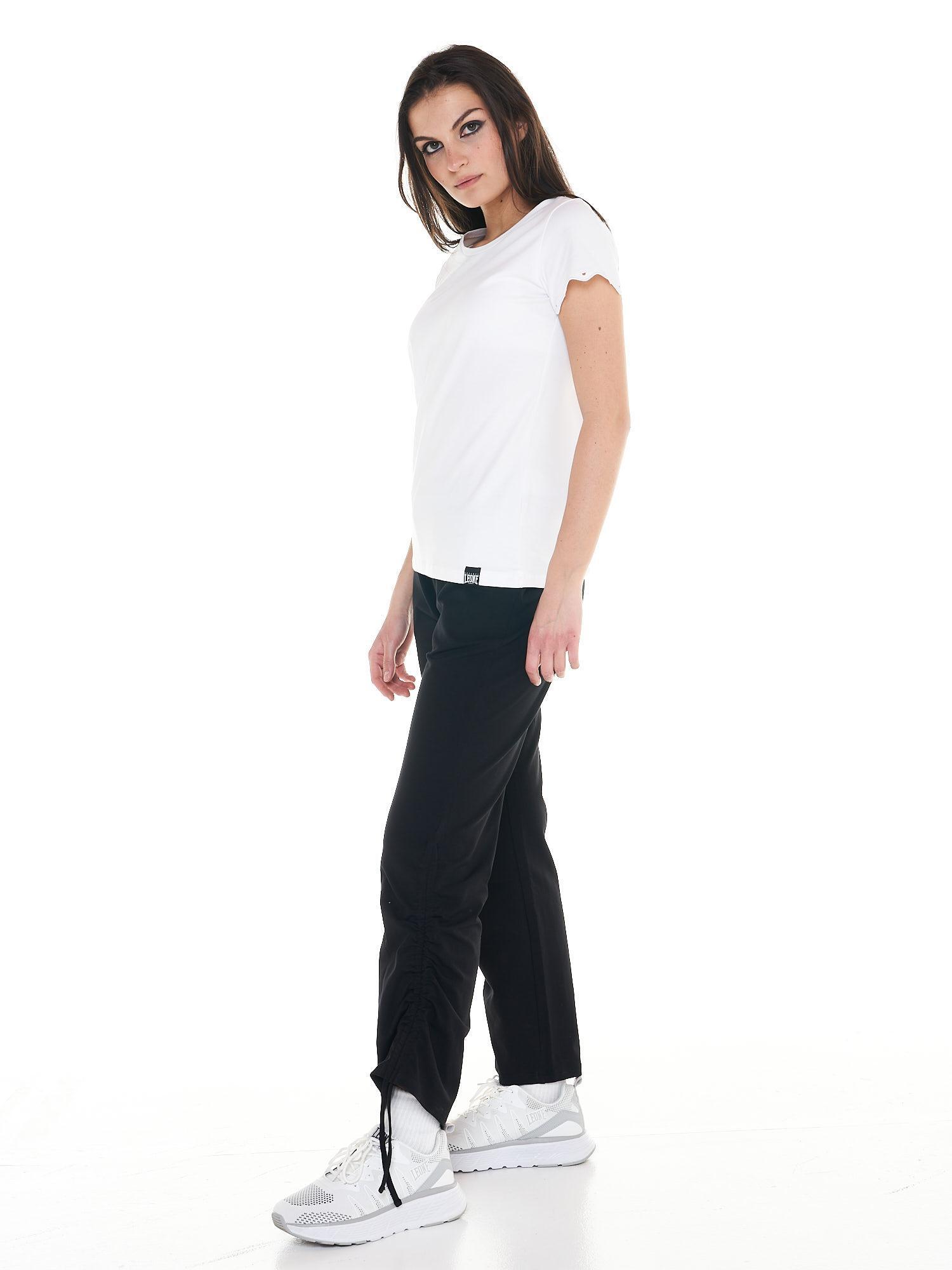 Schwarz-weißes Damen-T-Shirt 3/5