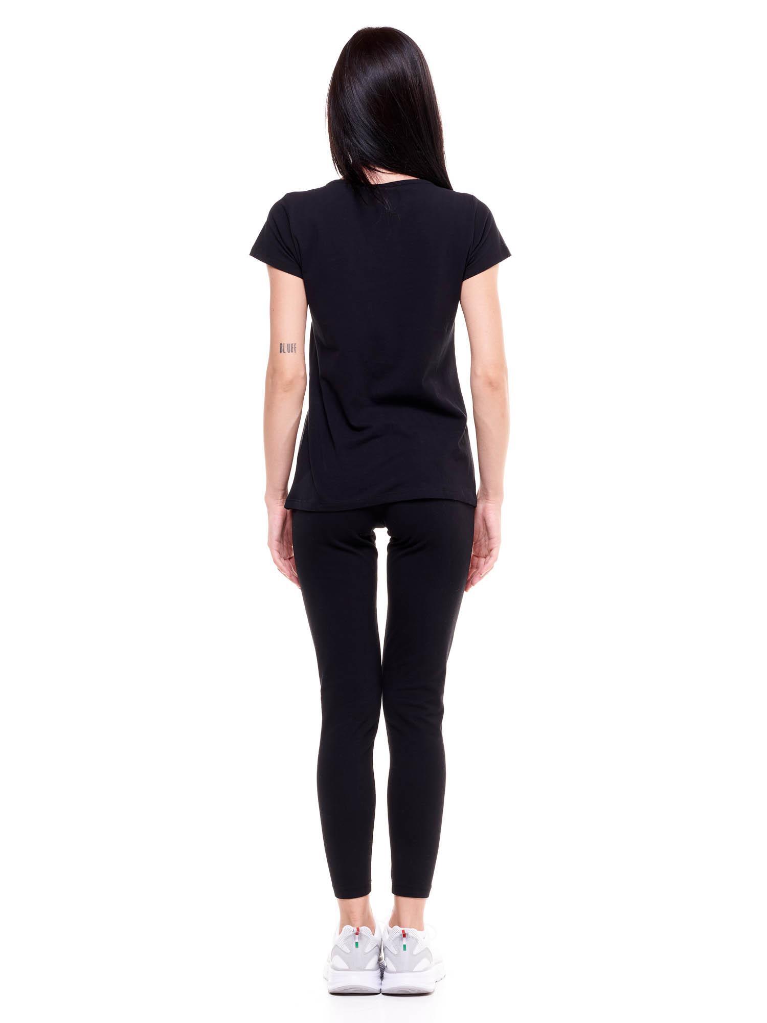 Camiseta básica mujer manga corta cuello redondo 4/8