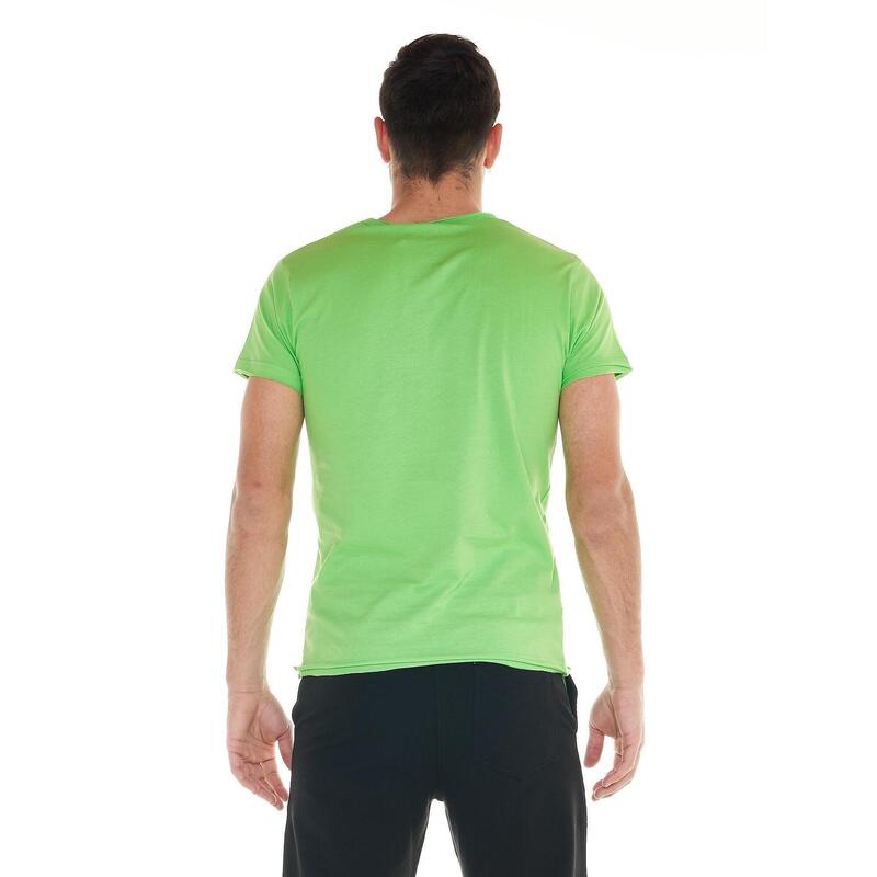 Tricou bărbătesc cu imprimeu „The Good Fight”. Stil sportiv.