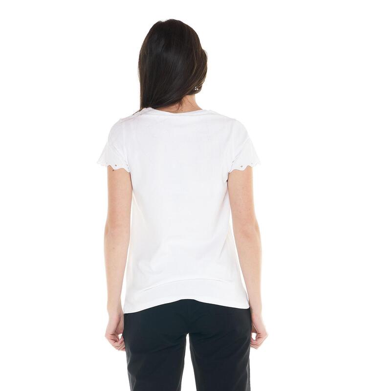 Tricou alb-negru pentru femei