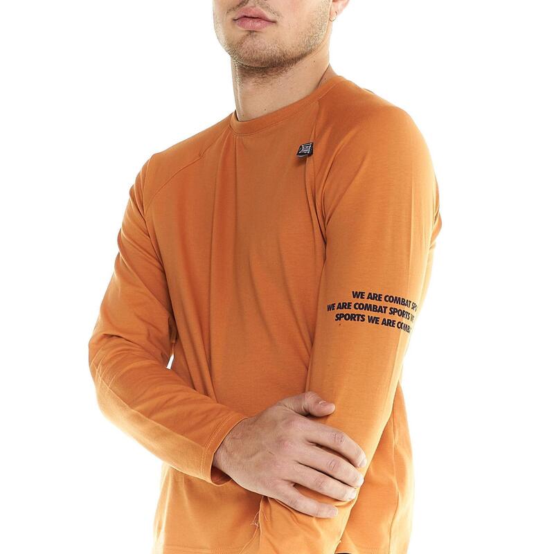 Tricou bărbătesc cu mânecă lungă, model leu, nuanțe