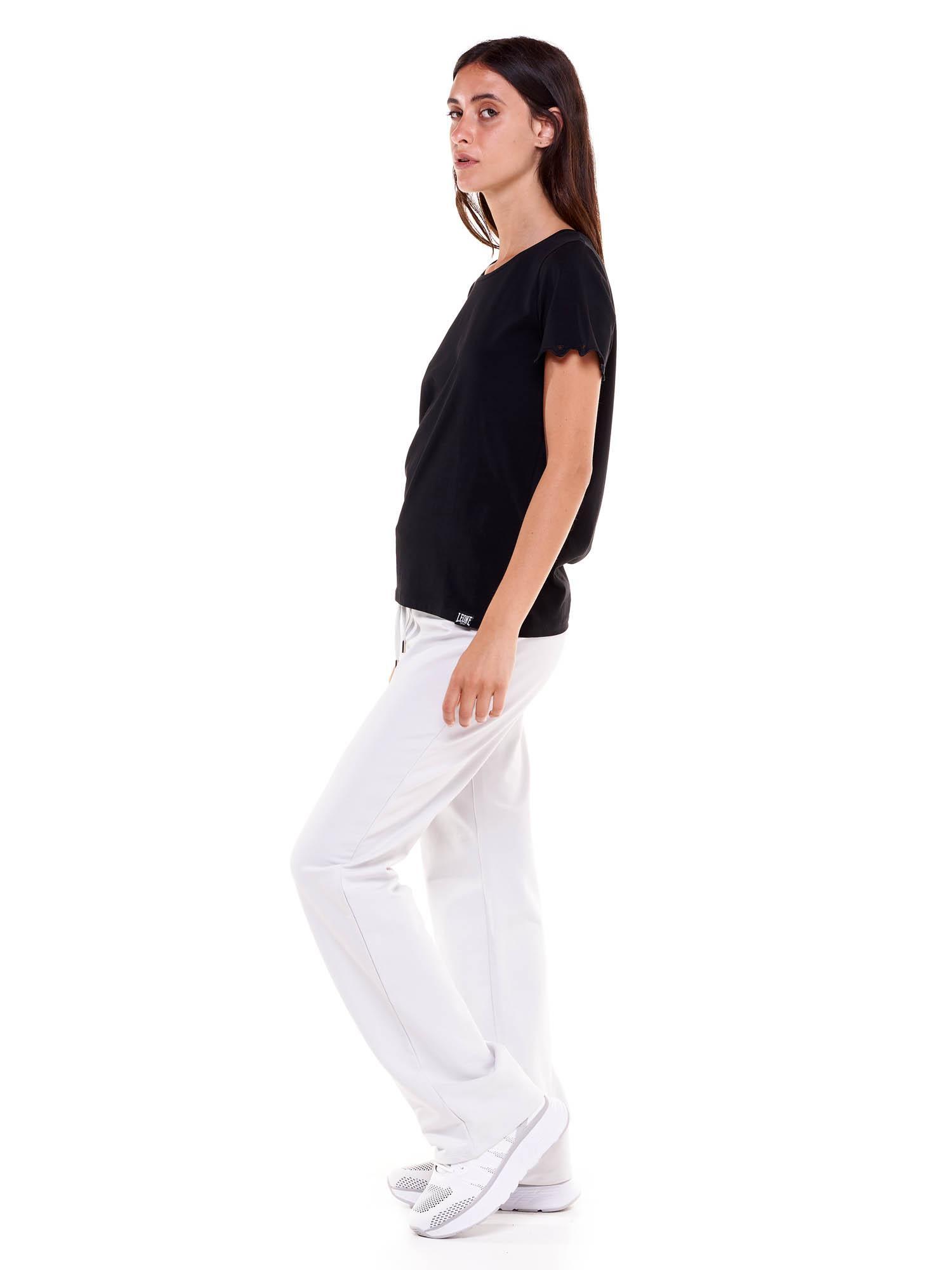 Camiseta mujer blanca y negra 2/8
