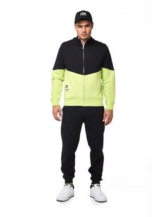 Leone Active Herren-Trainingsanzug mit Reißverschluss und Kragen