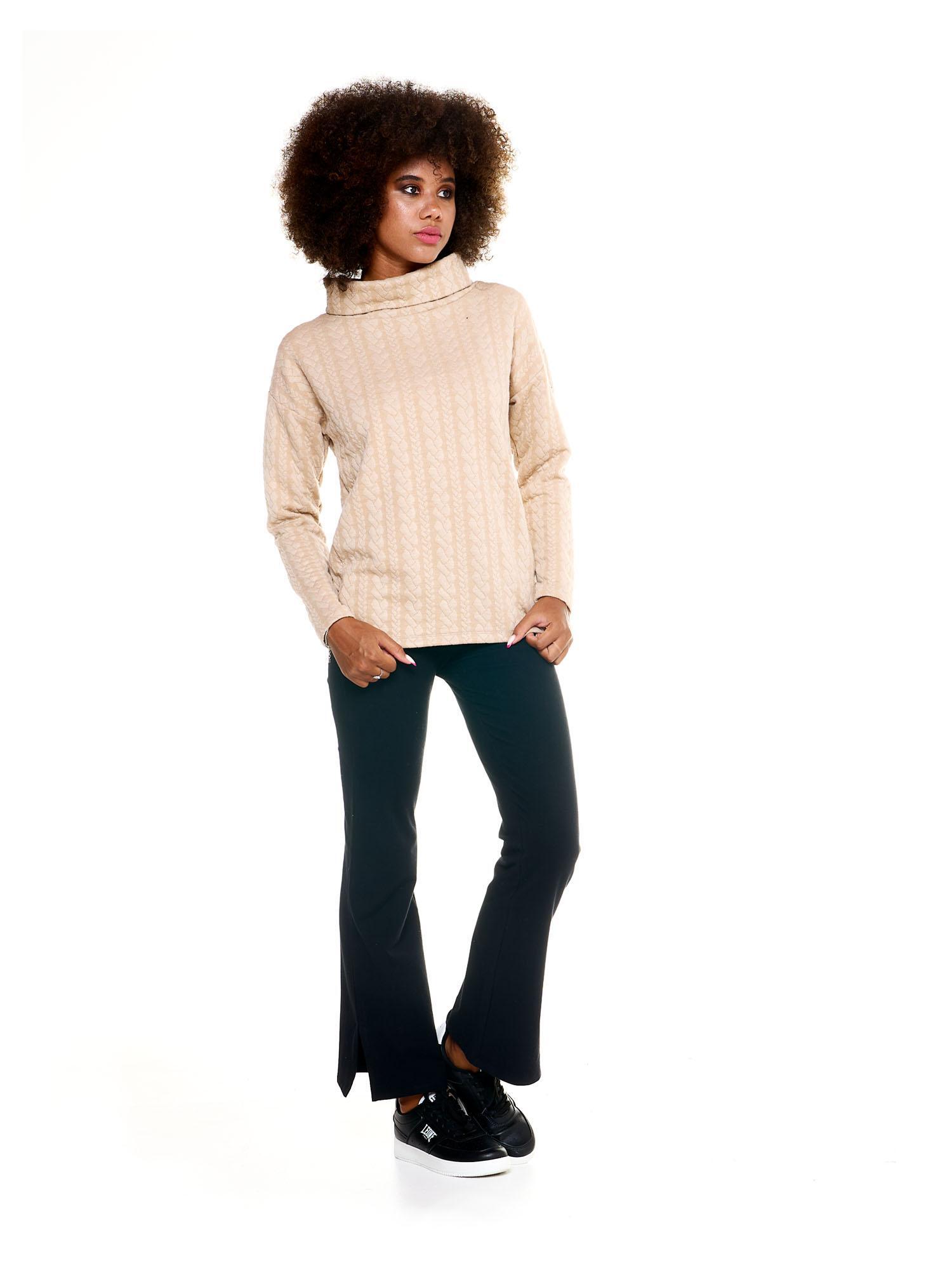 Greyss Leone-kabeltrui voor dames 3/8