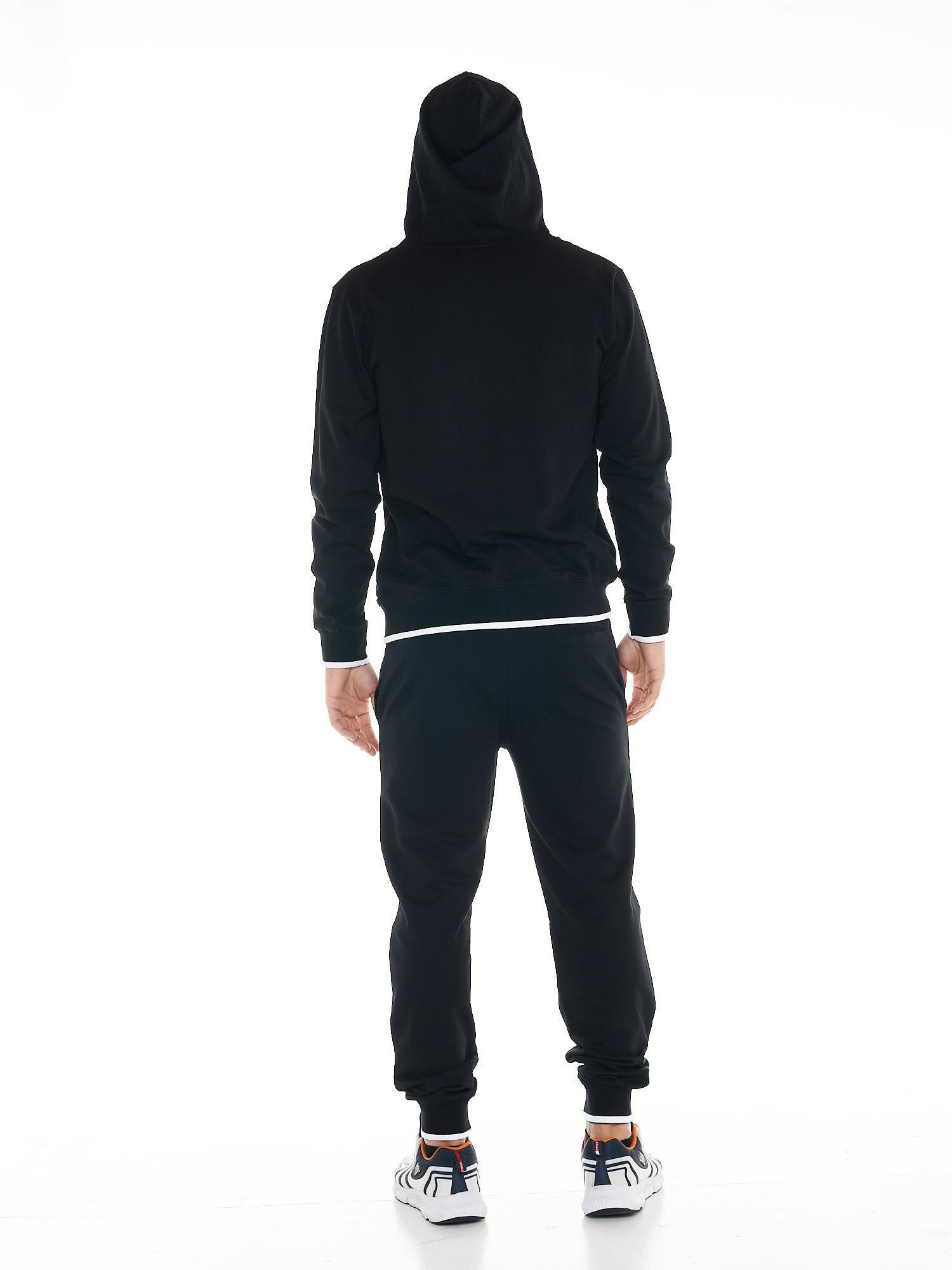 Sportief Fluo heren trainingspak met capuchon 4/6