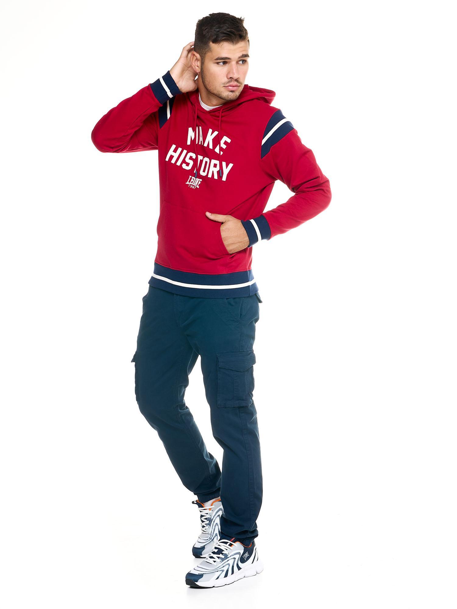 Leone Herren-Sweatshirt mit Retro-Kapuze 3/5