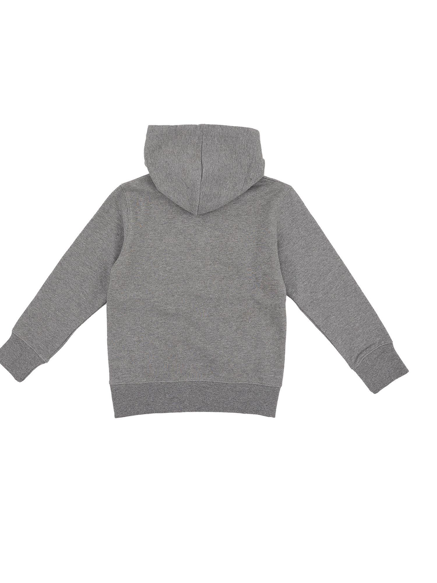 Felpa da bambino con cappuccio e logo Basic 2/7