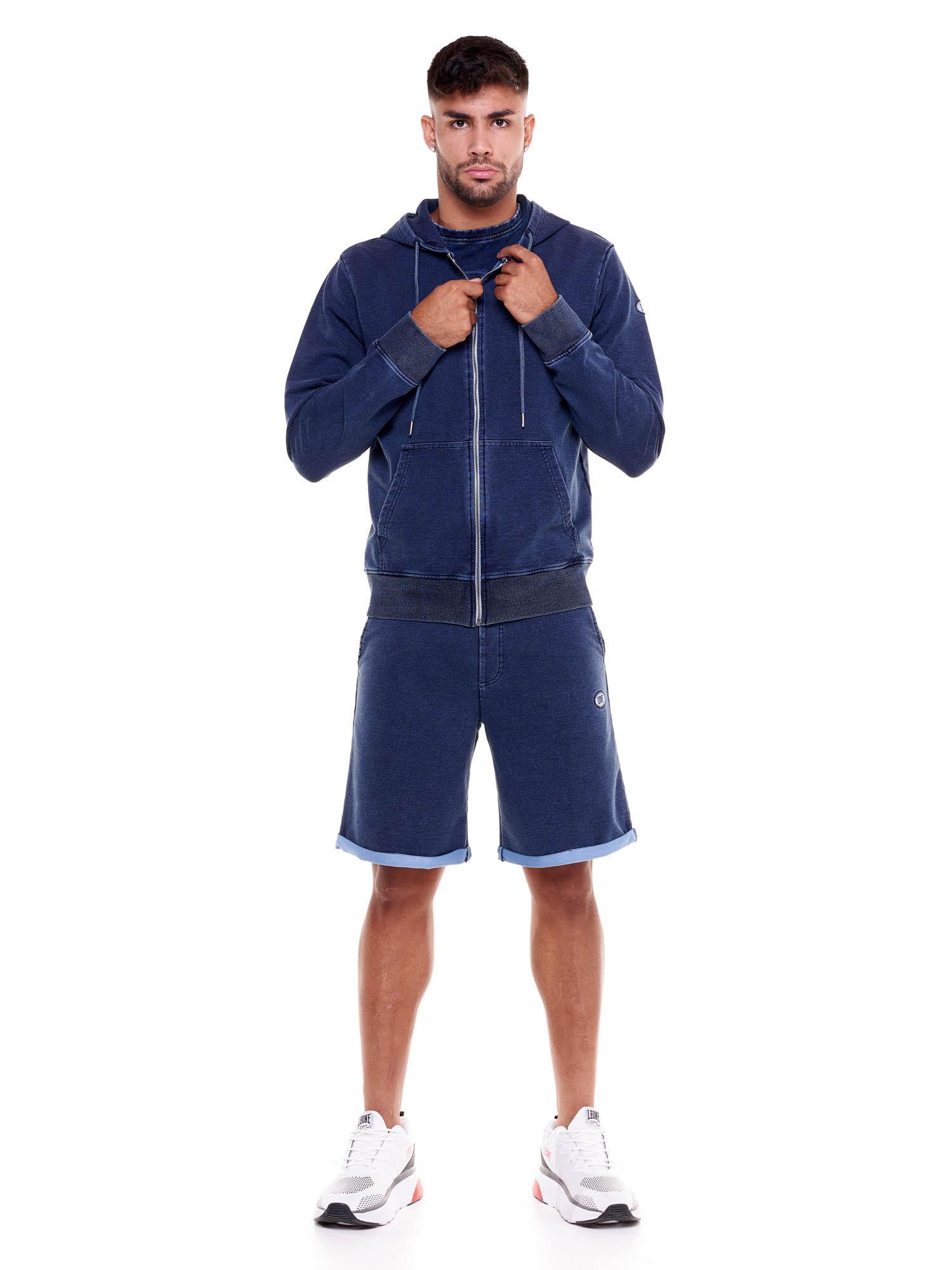 Herren-Hoodies aus indigoblauem Denim 2/6