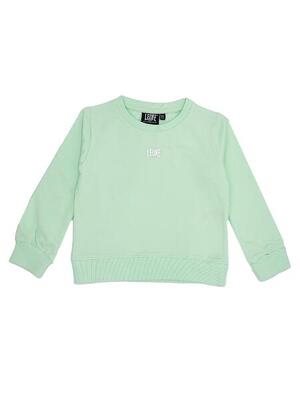 Sweater met ronde hals voor meisjes van folie