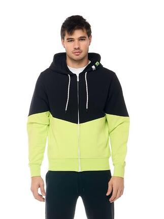 Leone Active Herren-Non-Sweatshirt mit Reißverschluss und Reißverschluss