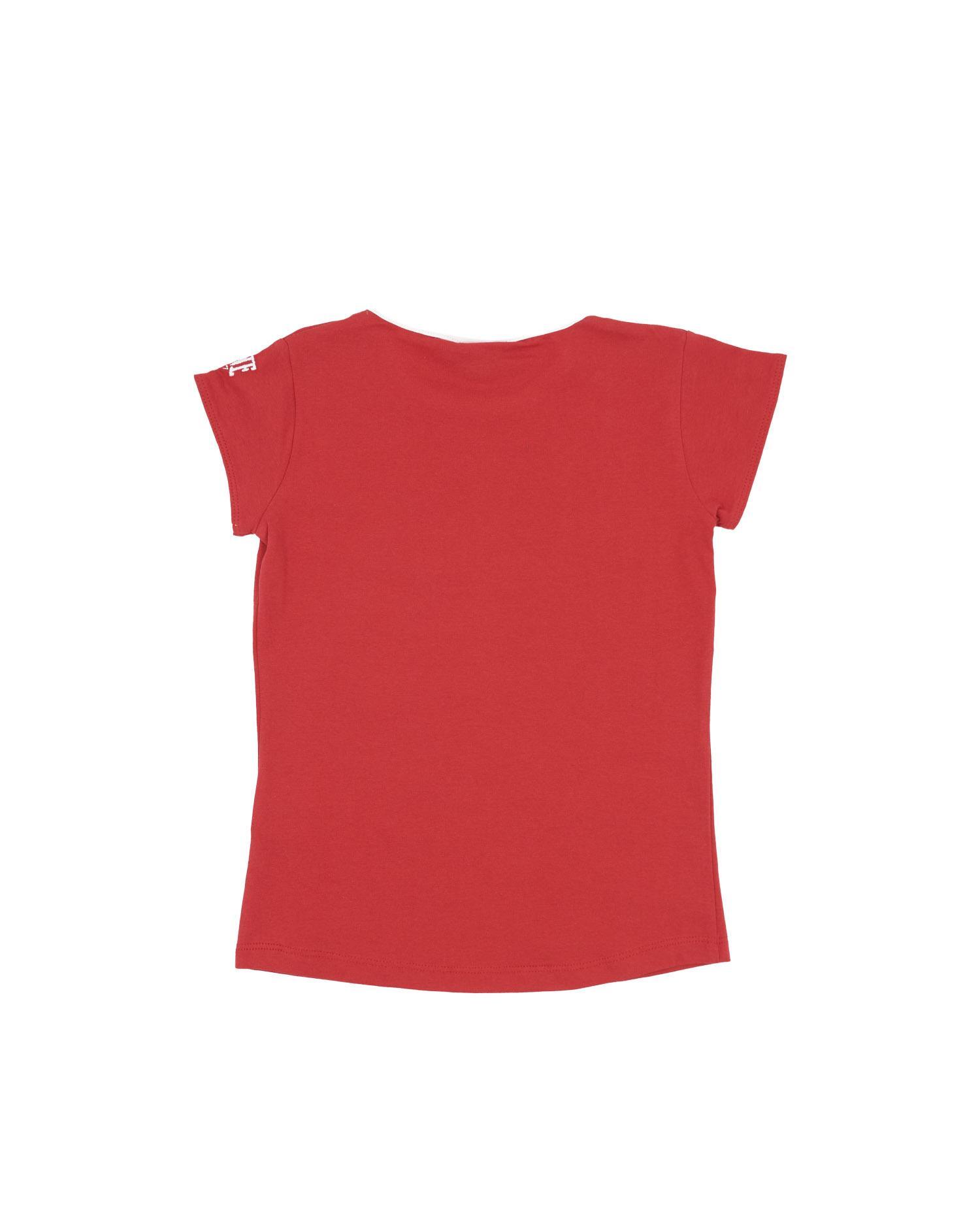 T-shirt fille manches courtes et "L" College 6/6