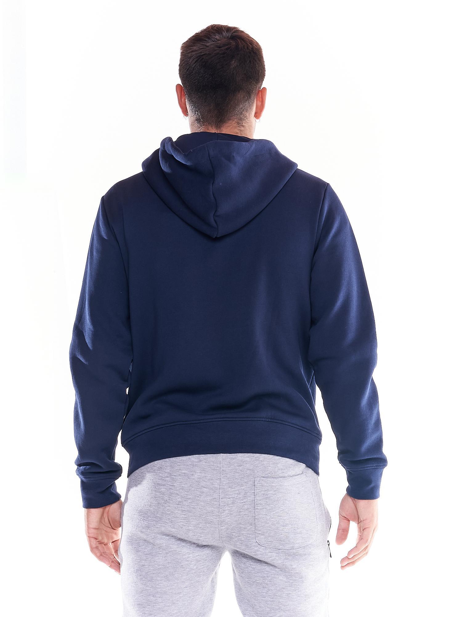 Weiches Basic-Kapuzenpullover mit Löwensymbol und großer Tasche 4/5